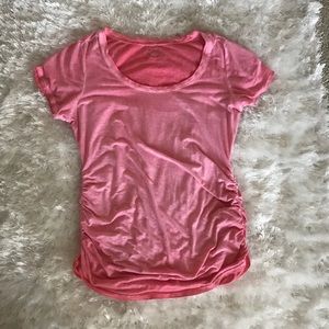 Motherhood maternity heathered pink T-shirt